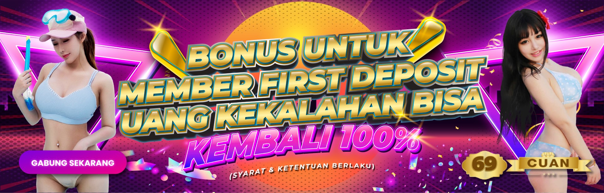 BONUS CASHBACK 100%