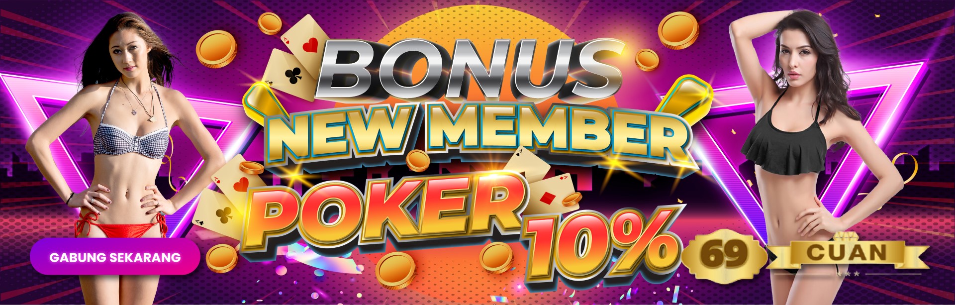 BONUS NEW MEMBER POKER