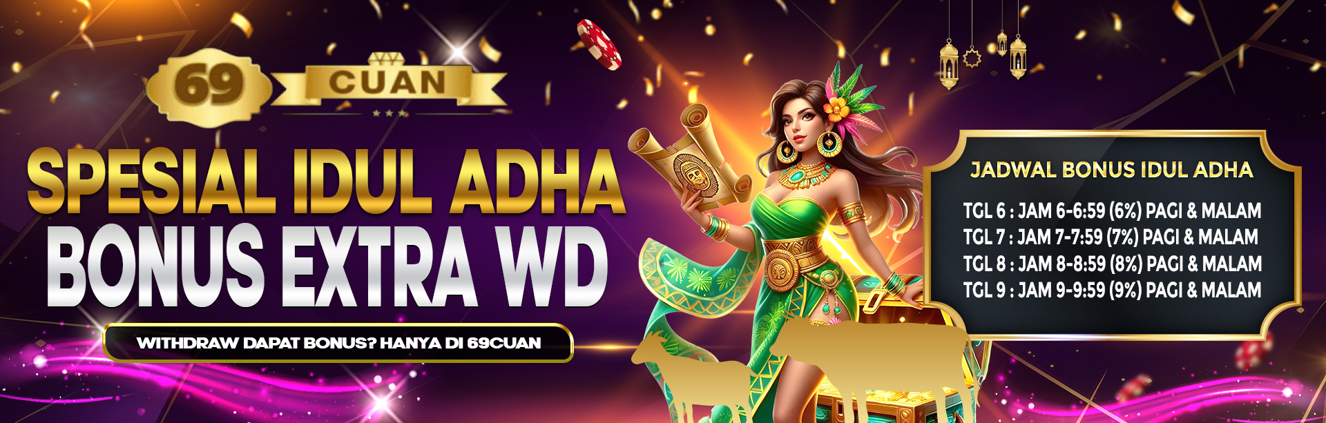  BONUS SPESIAL IDUL ADHA